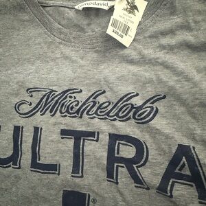 Camp David Gray Short Sleeve Tee